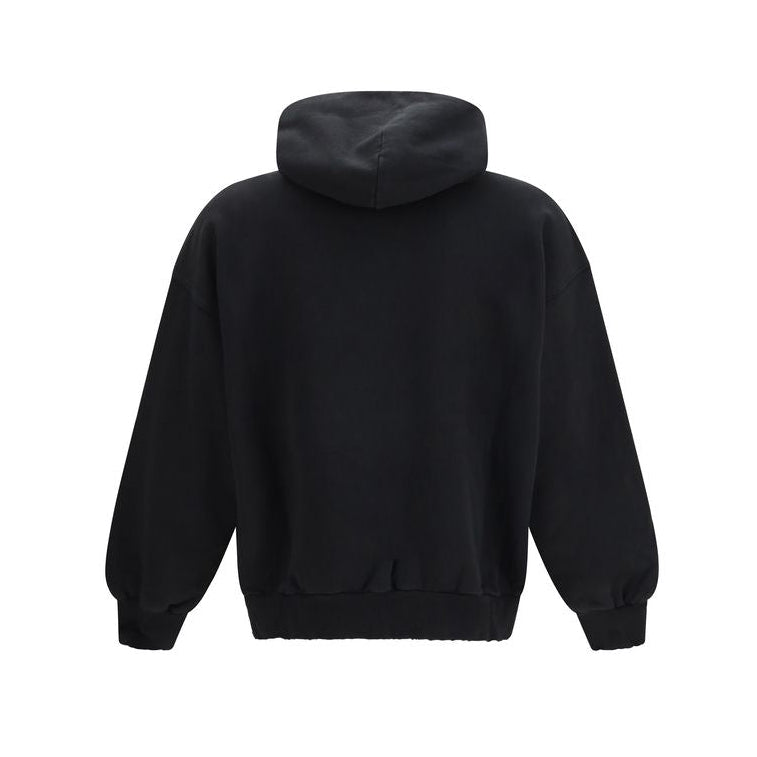 Black Cotton Sweatshirt