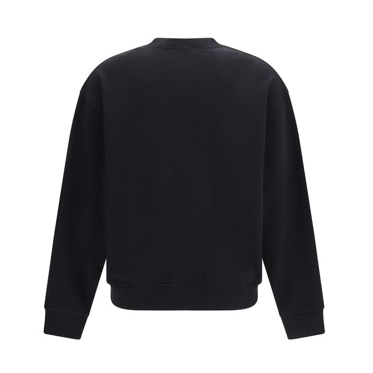 Black Cotton Sweatshirt