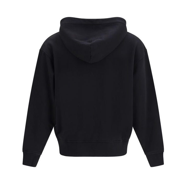 Black Cotton Sweatshirt