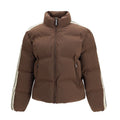Brown Polyamide Full-Length Jacket