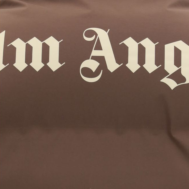 Brown Polyamide Full-Length Jacket