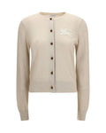 Beige Polyester Cardigan