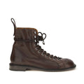 Brown Calf Leather Bos Taurus Lace-Up Boots