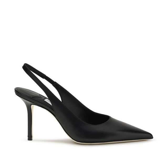 Black Calf Leather Bos Taurus Platform Pumps