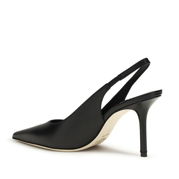 Black Calf Leather Bos Taurus Platform Pumps