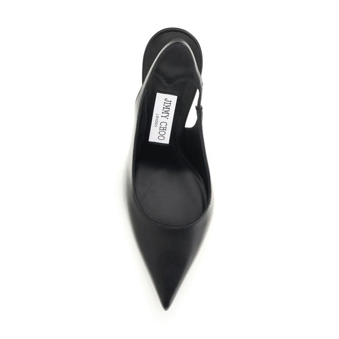 Black Calf Leather Bos Taurus Platform Pumps