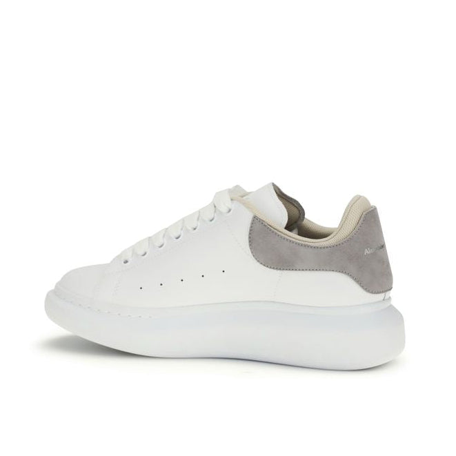 White Calf Leather Bos Taurus Chunky Sneakers