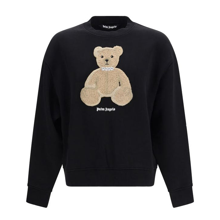 Black Cotton Sweatshirt