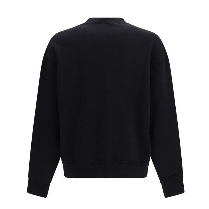 Black Cotton Sweatshirt