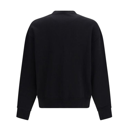 Black Cotton Sweatshirt
