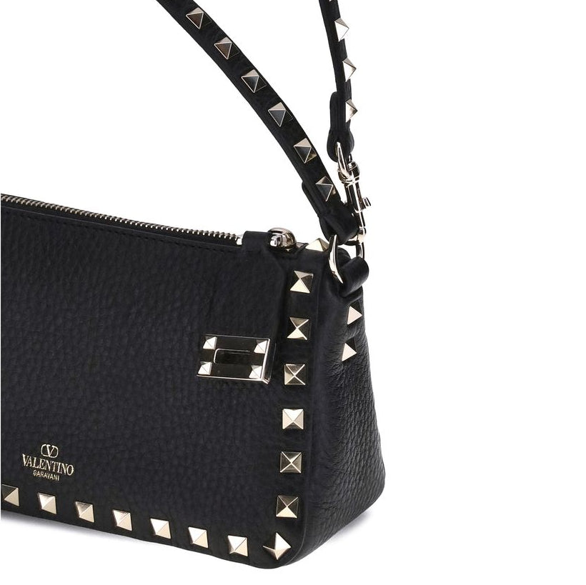 Black Calf Leather Bos Taurus Shoulder Bag