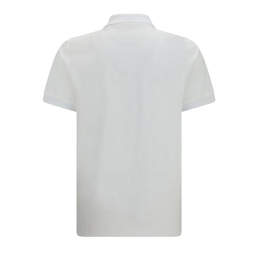 White Cotton Polo Shirt