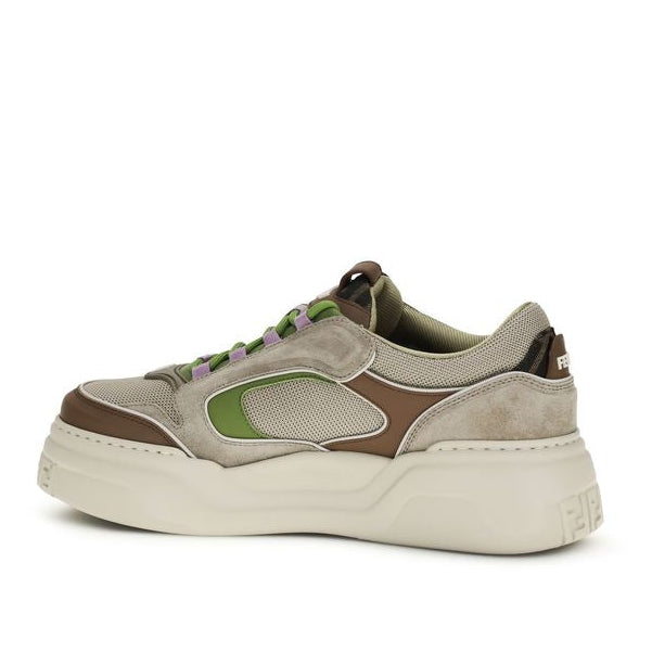 Brown Calf Leather Bos Taurus Chunky Sneakers