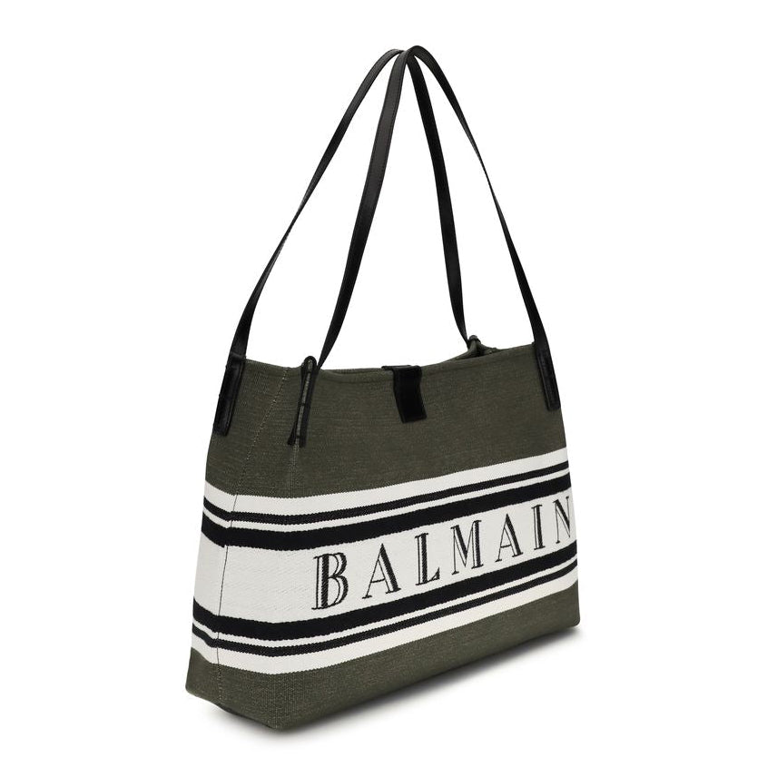 Black Cotton Shoulder Bag