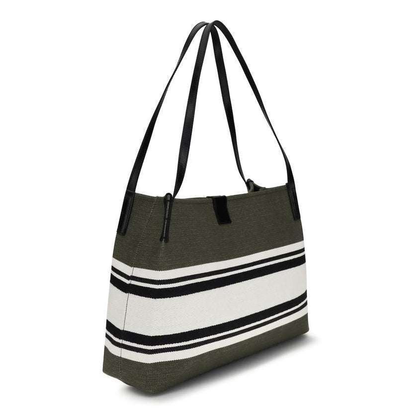 Black Cotton Shoulder Bag