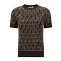Brown Cotton T-Shirt