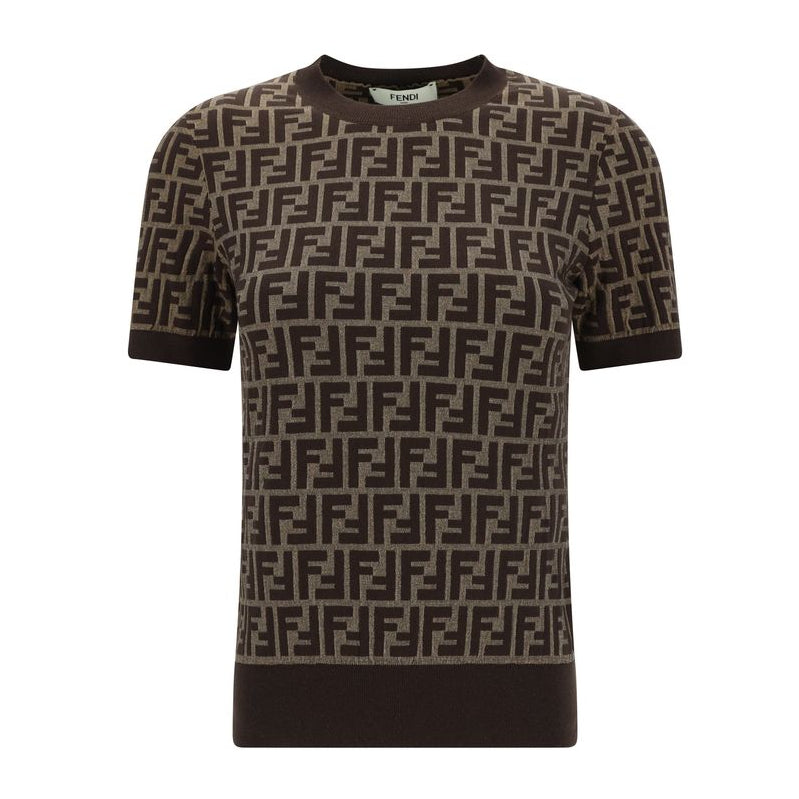 Brown Cotton T-Shirt