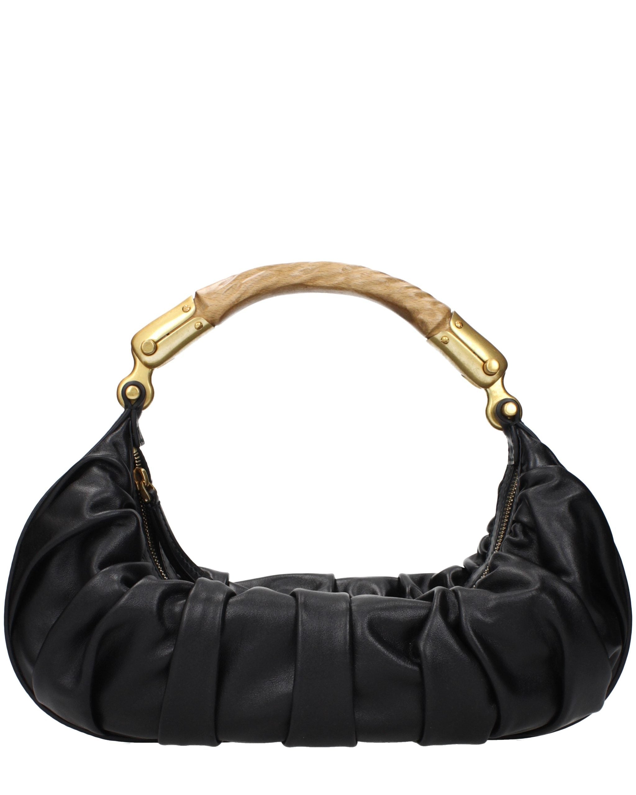 Black Leather Handbag