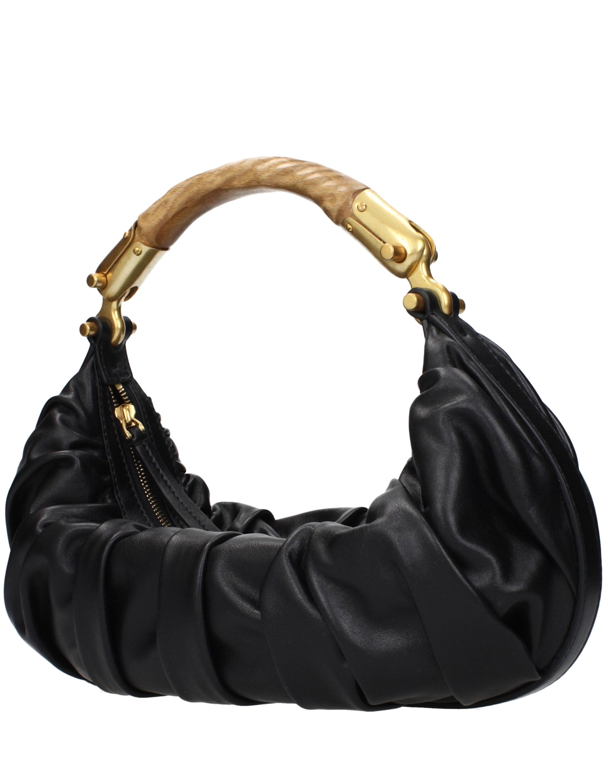 Black Leather Handbag