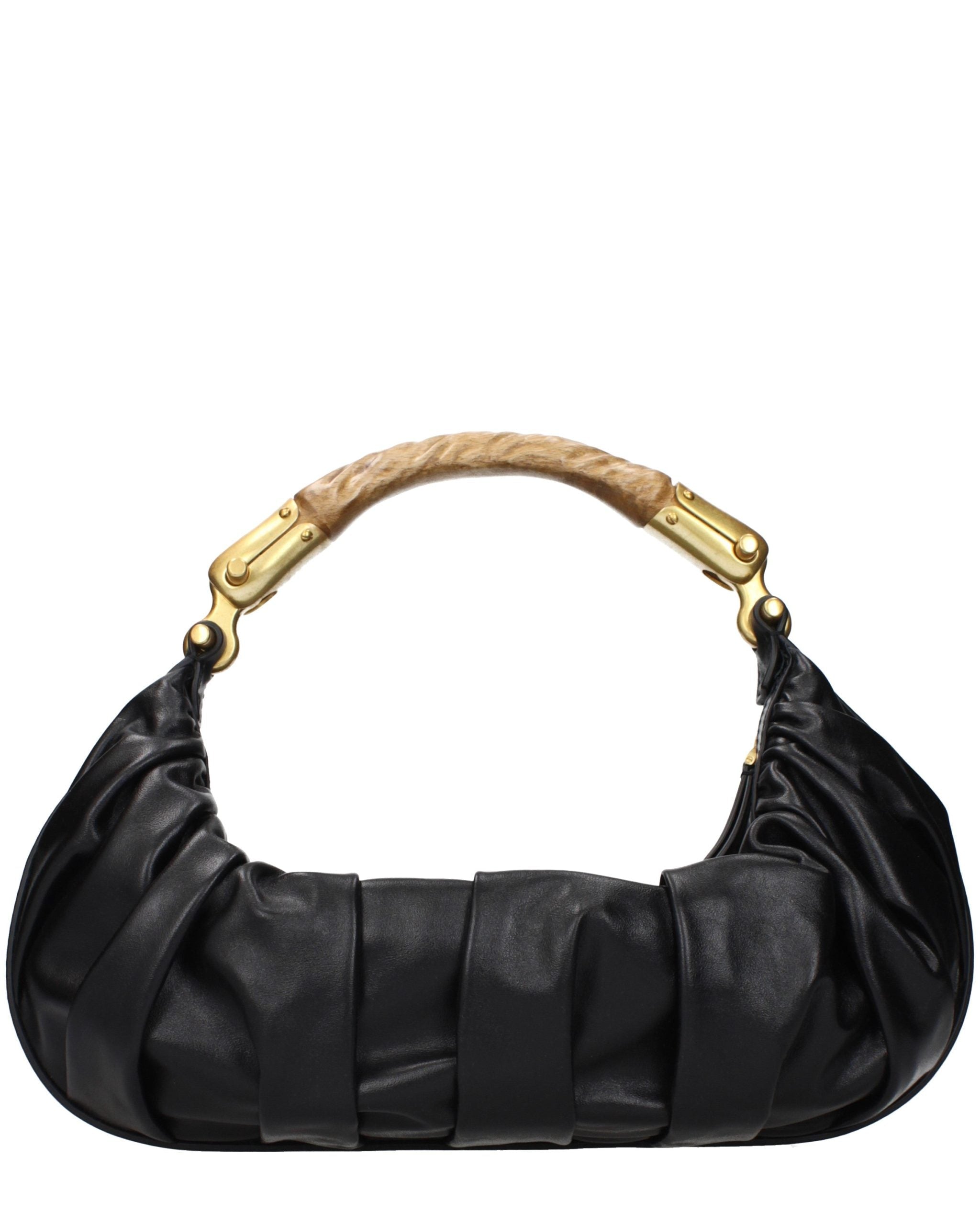 Black Leather Handbag