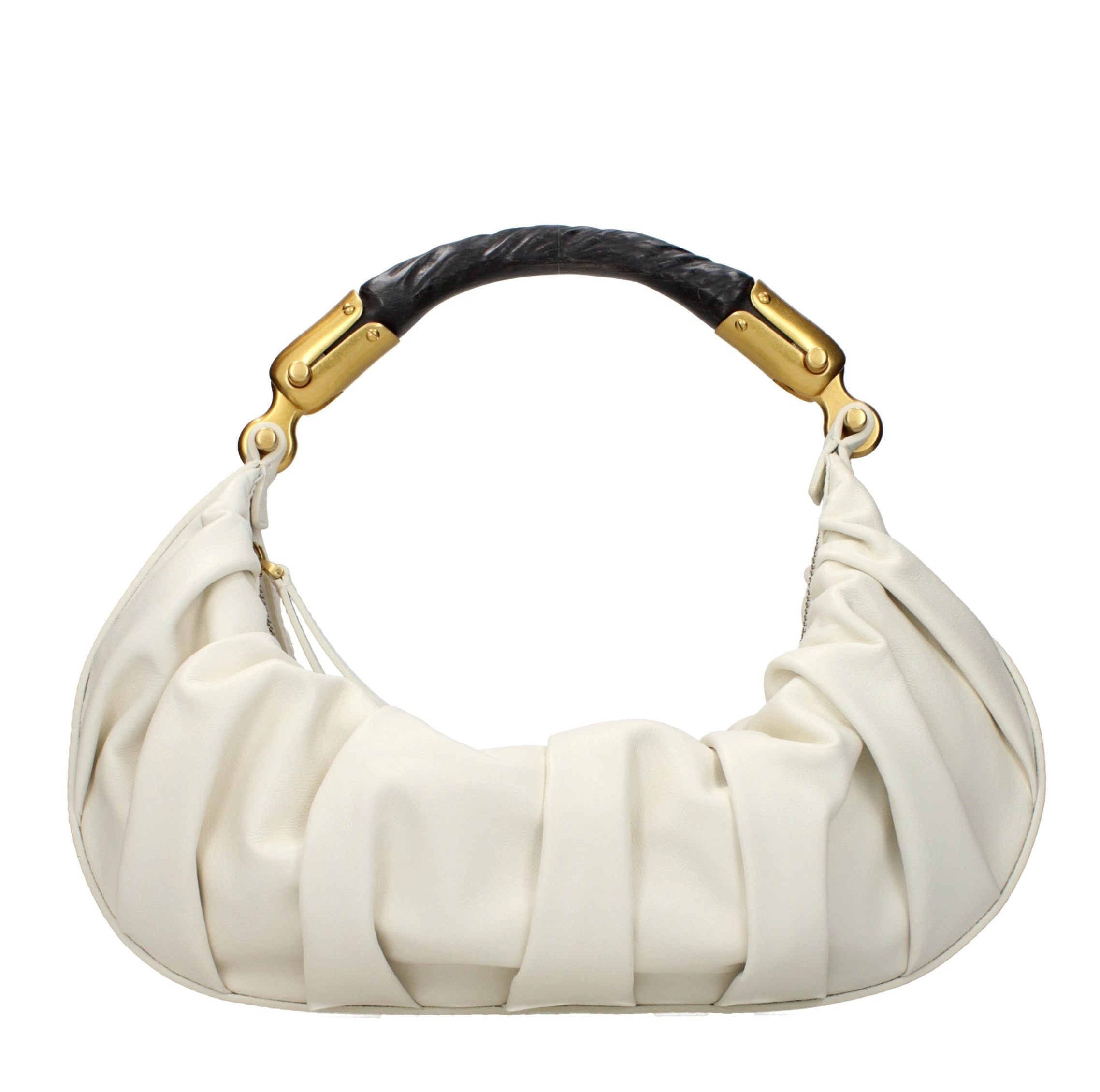 Beige Leather Handbag