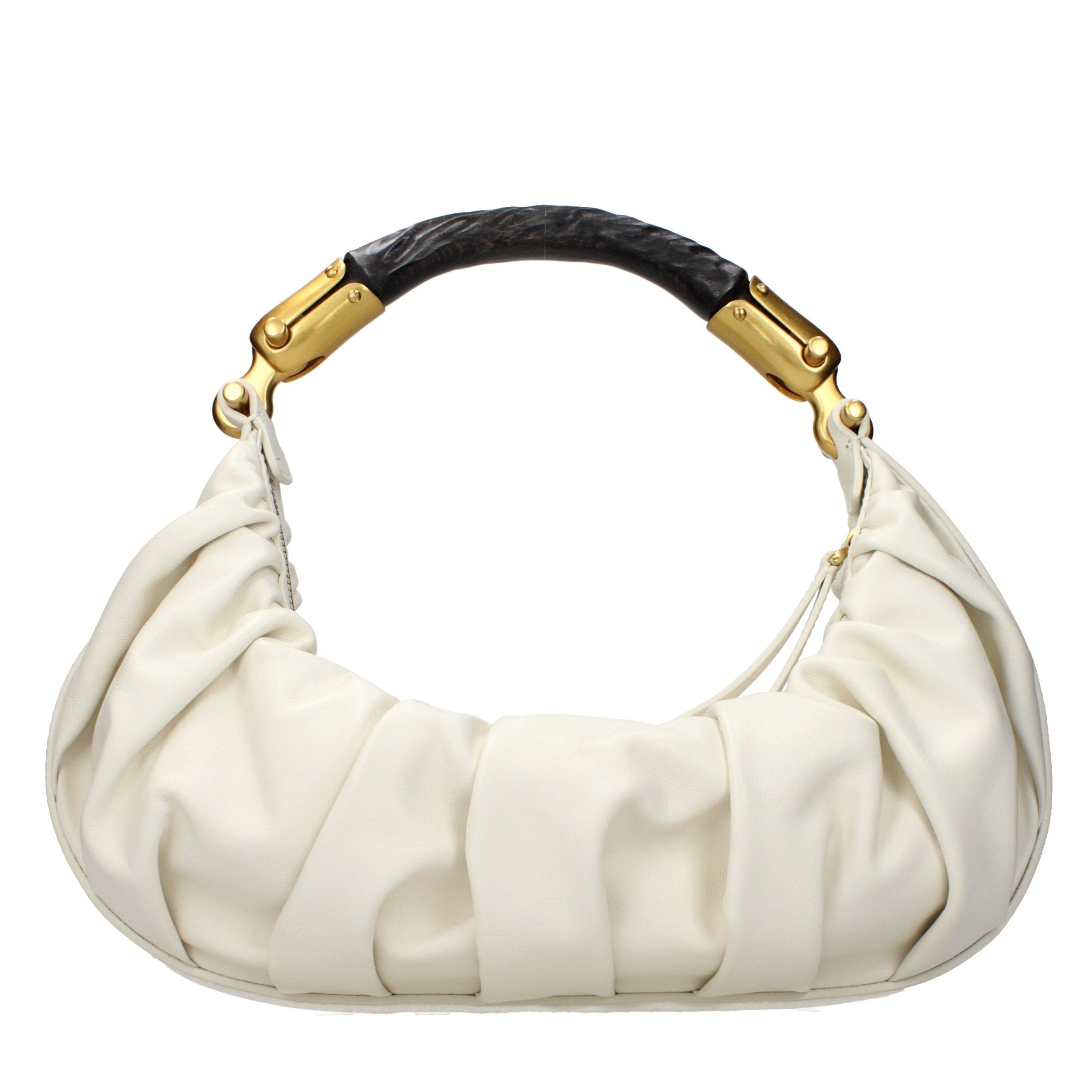Beige Leather Handbag