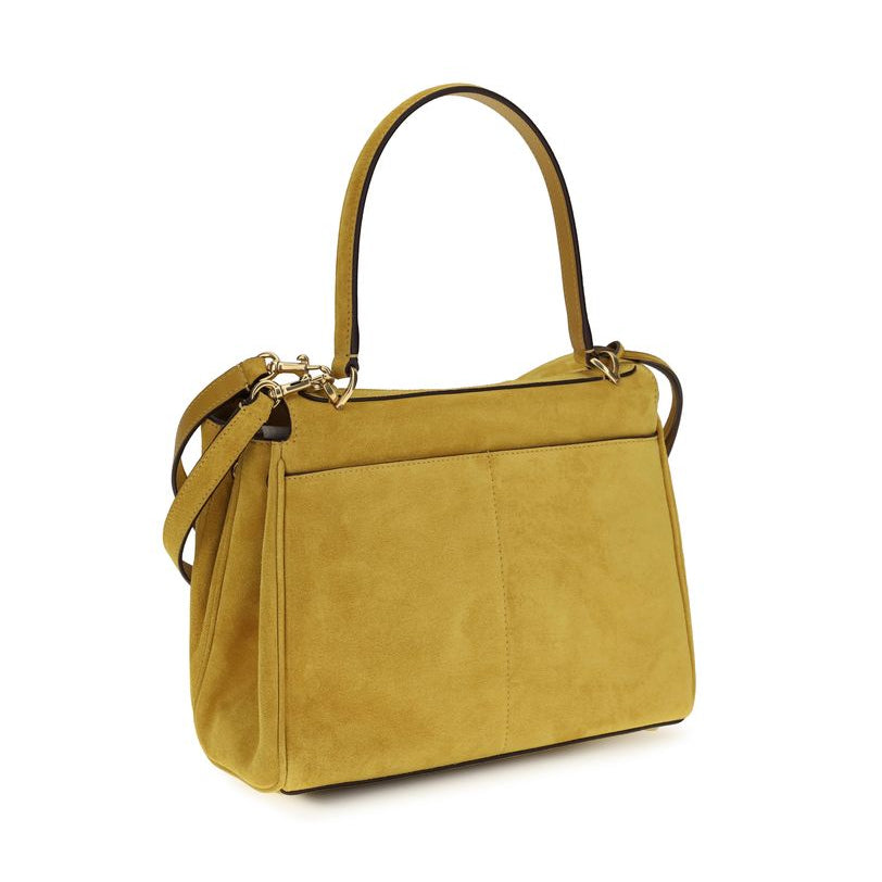 Beige Calf Leather Bos Taurus Handbag