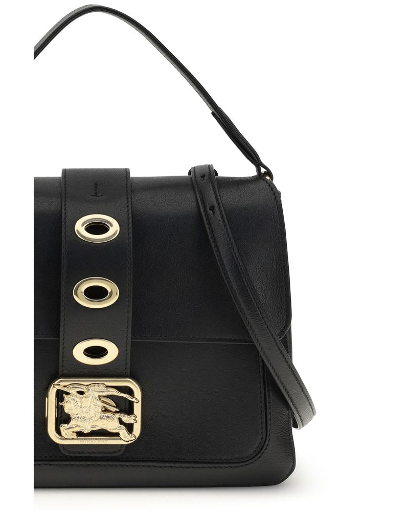Burberry – Borsa a Mano Regular in Pregiata Pelle d'Agnello (Ovis Aries) Nera