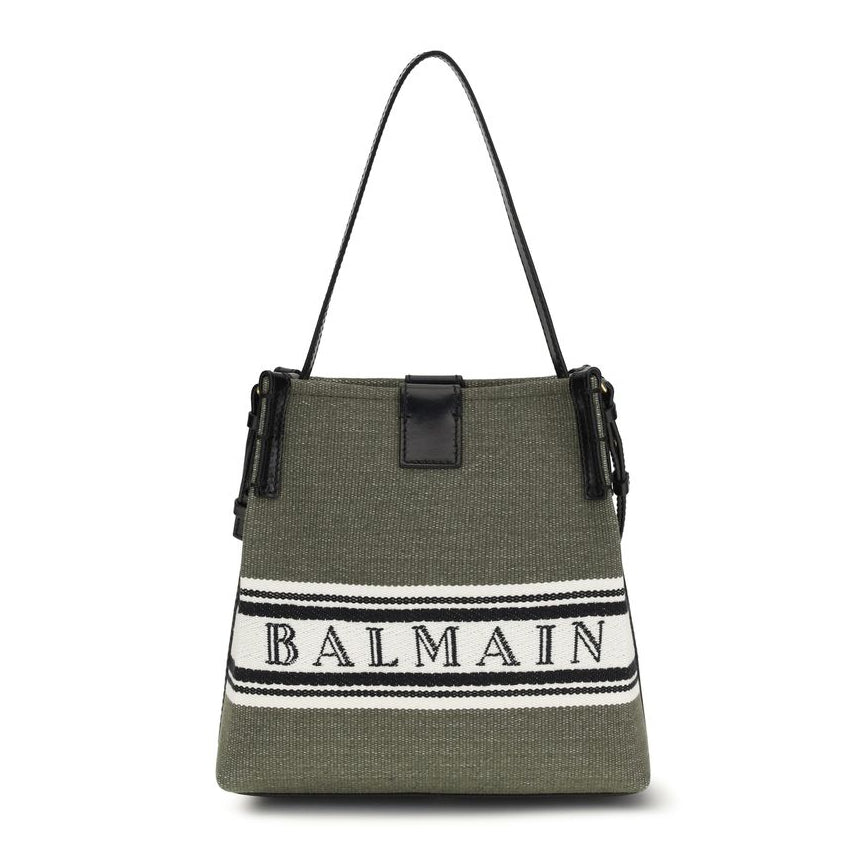Bicolor Cotton Backet Bag