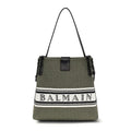 Bicolor Cotton Backet Bag