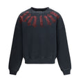 Black Cotton Sweatshirt
