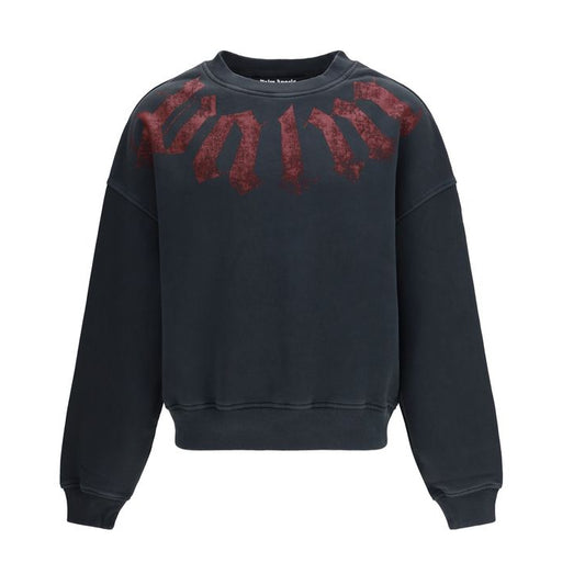 Black Cotton Sweatshirt