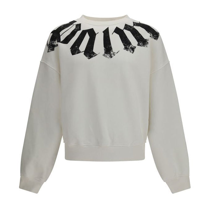 White Cotton Sweatshirt
