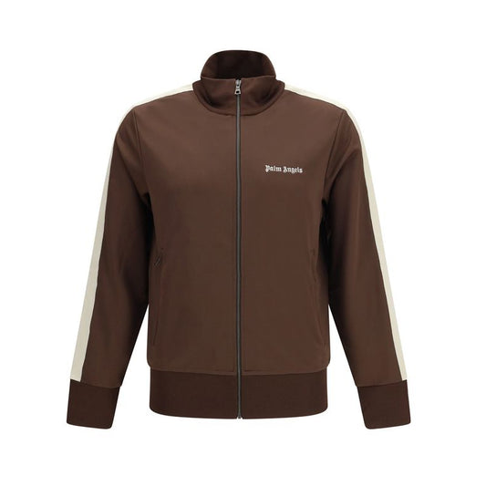 Brown Polyester Shell Jacket