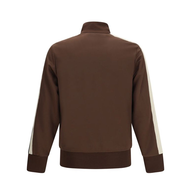 Brown Polyester Shell Jacket