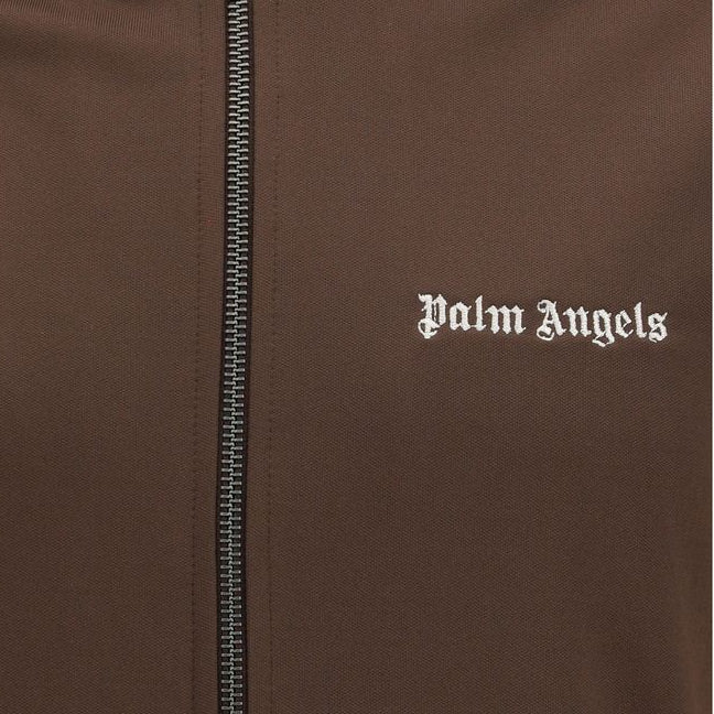 Brown Polyester Shell Jacket