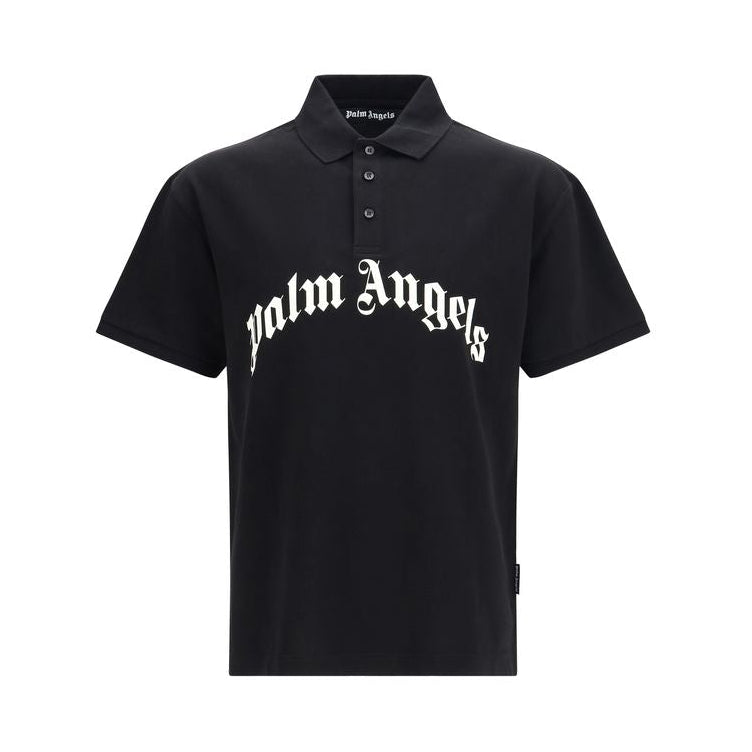 Black Cotton Polo Shirt