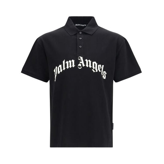 Black Cotton Polo Shirt