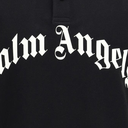 Black Cotton Polo Shirt