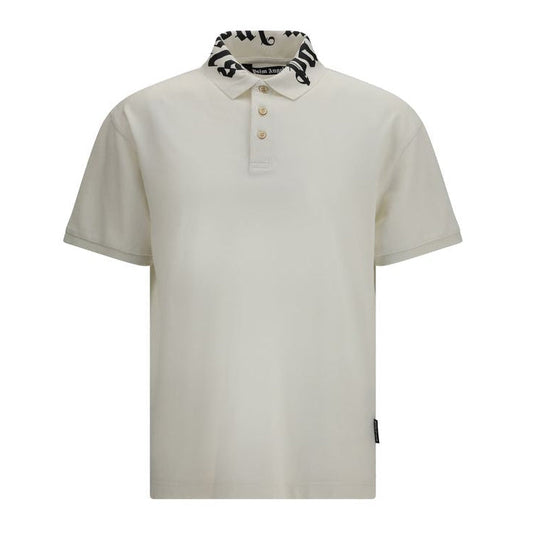White Cotton Polo Shirt