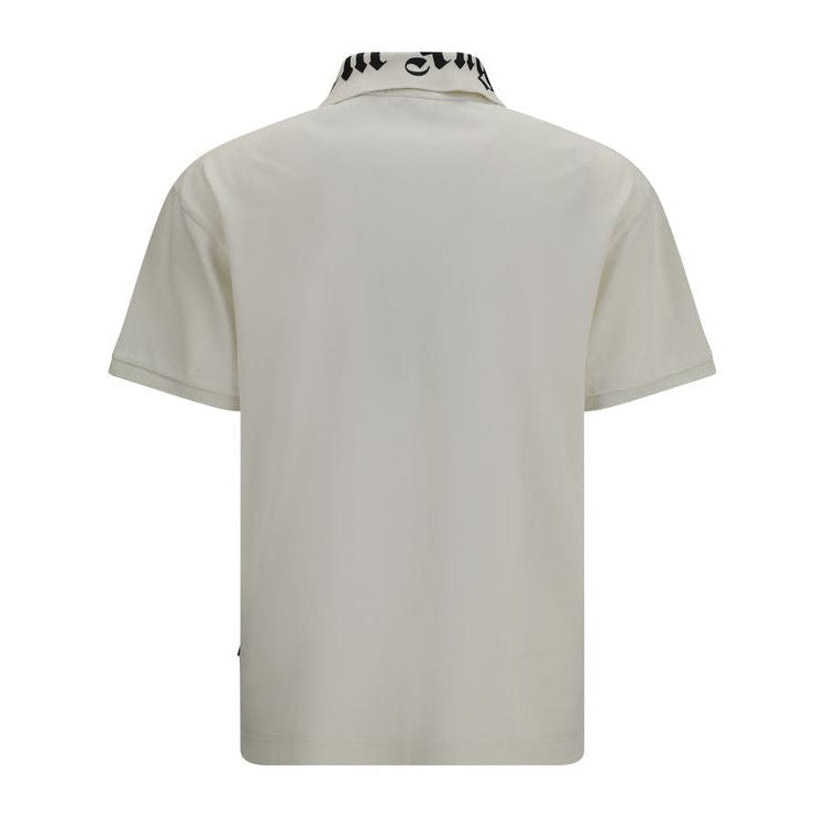 White Cotton Polo Shirt