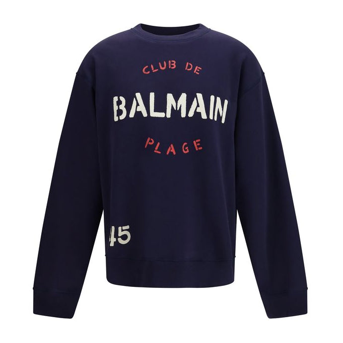Blue Cotton Sweatshirt