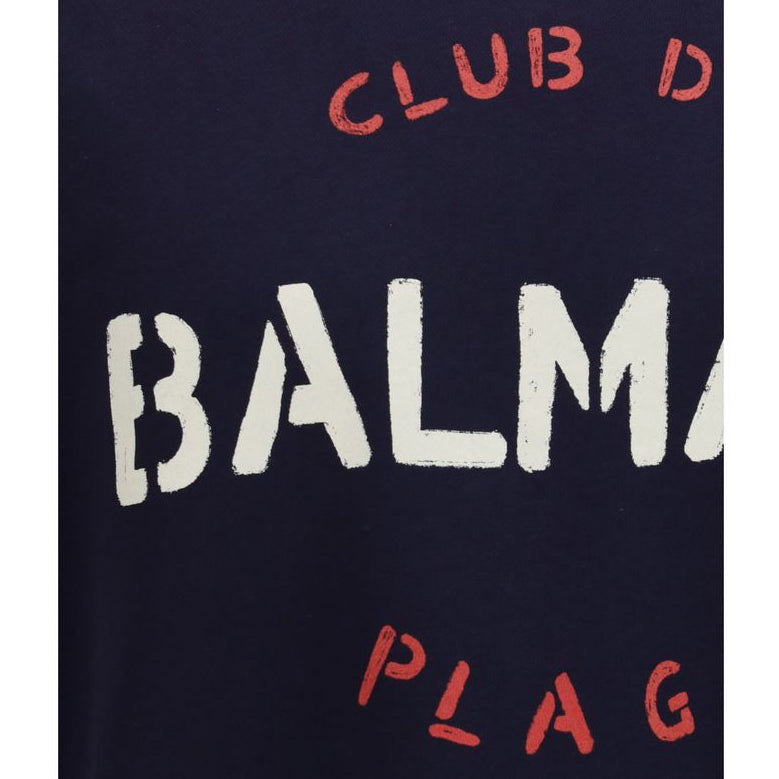 Blue Cotton Sweatshirt