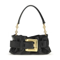 Black Calf Leather Bos Taurus Shoulder Bag