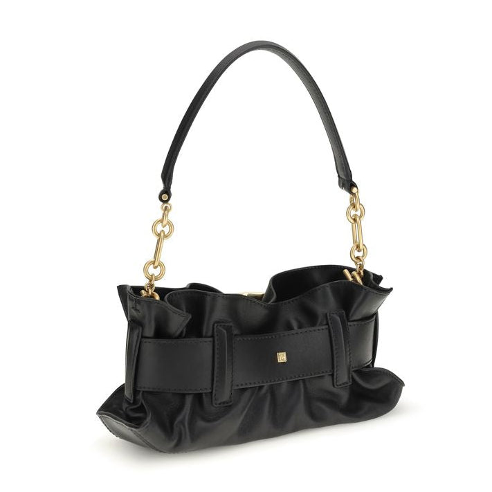 Black Calf Leather Bos Taurus Shoulder Bag