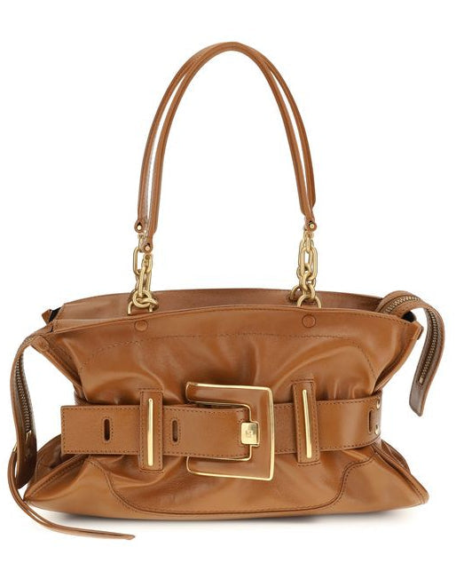 Brown Calf Leather Bos Taurus Handbag