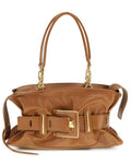 Brown Calf Leather Bos Taurus Handbag