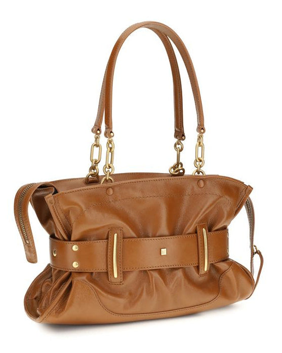 Brown Calf Leather Bos Taurus Handbag