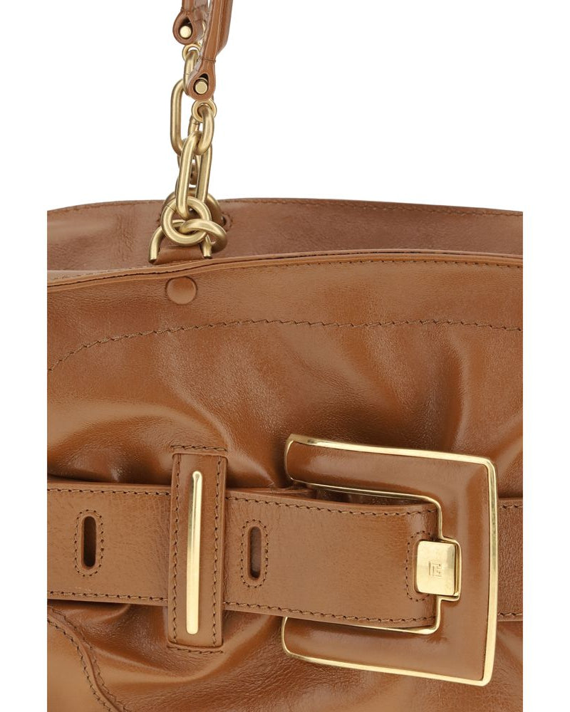 Brown Calf Leather Bos Taurus Handbag