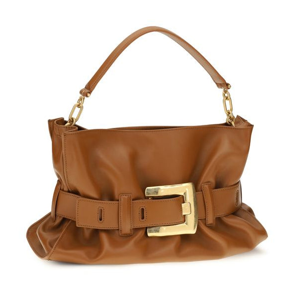 Brown Calf Leather Bos Taurus Shoulder Bag